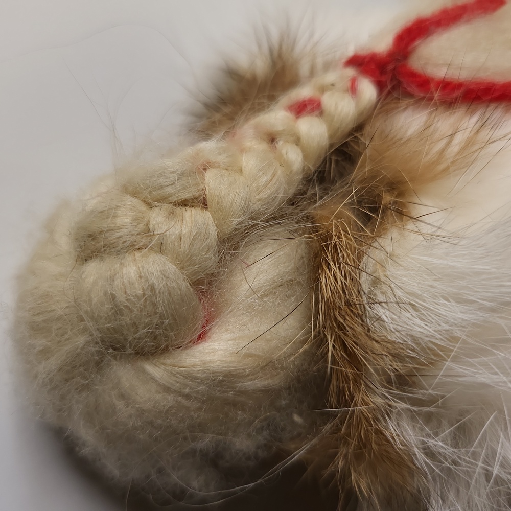 Antique Female ALASKAN YUPIK Doll INUIT Hand Stitched - Picture 13 of 14